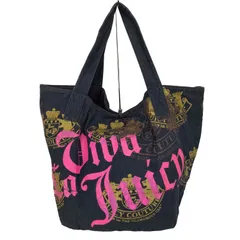 ジューシークチュール JUICY COUTURE クラウン ロゴプリント デニムトートバッグ Y2K レディース 表記無 のサムネイル