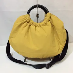 ear PAPILLONNER イアパピヨネ 撥水/便利な2WAY ハーフサークルバッグ イエロー系のサムネイル