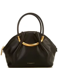ダナキャラン レディース バッグ オックスフォード Donna Karan Oxford Crescent Handles Crossbody Satchel Bag BlackGold ブラックのサムネイル