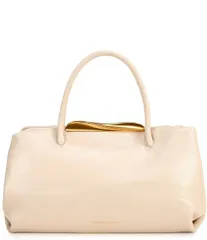 ダナキャラン レディース バッグ Donna Karan Poplin Small Satchel Handle Bag Sand サンドのサムネイル