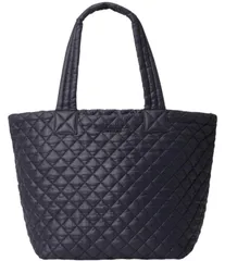 エムジーウォレス レディース バッグ MZ Wallace Mediumetro Tote Bag Deluxe II Black ブラックのサムネイル