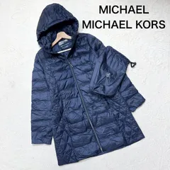 MICHAEL MICHAEL KORS マイケルコース パッカブル ロング ダウンコート 収納袋付 ネイビーのサムネイル