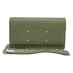 Maison Margiela(メゾンマルジェラ) 財布美品  4ステッチ チェーンウォレット SA3UI0008 カーキ チェーンウォレット レザーのサムネイル