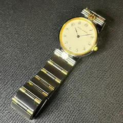 【稼働品】 mila schon ミラショーン レディース 腕時計 アイボリー系文字盤 クォーツ 2200-228332Y ゴールド シルバー 電池交換済み 動作確認済みのサムネイル