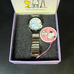 【稼働品】 SNOOPY スヌーピー 腕時計 LOVING YOU Forever... Limited Edition 0622 ブルー 青色 シルバー P049-02 電池交換済み 動作確認済み 外箱付きのサムネイル