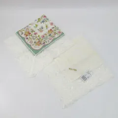 Minton / ミントン ◆ミントン/大判ハンカチ 58×58cm　2枚組 YW1218 ミントン　大判ハンカチ　おひざかけ ギフト【未使用】 のサムネイル