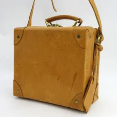fes / フェス ◆ミニトランク/ショルダーバッグ/レザー/キャメル 【バッグ/バック/BAG/鞄/カバン】 レディースファッション【中古】 のサムネイル