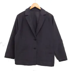 N.Natural Beauty Basic N.ナチュラルビューティーベーシック シアー テーラード ジャケット シングル 無地 M グレー 灰 /FT33のサムネイル