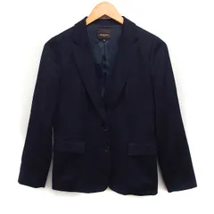 デミルクス ビームス Demi-Luxe BEAMS テーラード ジャケット シングル 無地 ウール 38 ネイビー 紺 /FT20のサムネイル