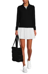 ランズエンド レディース バッグ Lands End Wanderweight Ultralight Packable Tote Bag Black ブラックのサムネイル