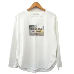 ロペピクニック ROPE Picnic カットソー Tシャツ 長袖 ロンT プリント 38 ホワイト 白 /KT31のサムネイル