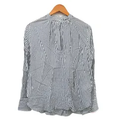 デミルクス ビームス Demi-Luxe BEAMS シャツ ブラウス 長袖 ストライプ 36 ホワイト 白 /KT19のサムネイル