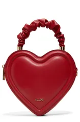 アルド レディース バッグ レザー フェイクレザー ALDO Javaberel Faux Leather Heart Crossbody Bag Open Red レッドのサムネイル