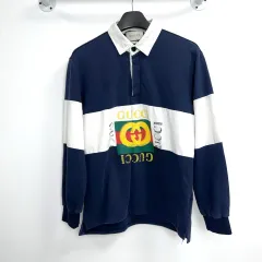 100サイズ グッチ スクエアロゴ カラ 長袖Tシャツのサムネイル
