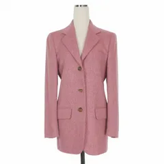 マックスマーラ MAX MARA ツイードテーラードジャケット ブレザー 長袖 36 ピンクのサムネイル