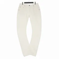 ダブルジェイケイ wjk banana shoecut 立体裁断 シューカット バナナデニムパンツ ジーンズ M ホワイト 白 5047 dn61ztのサムネイル