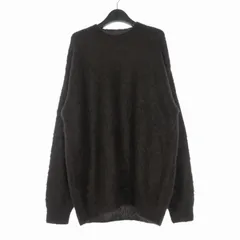 オーラリー AURALEE 22AW BRUSHED SUPER KID MOHAIR KNIT P/O スーパーキッドモヘヤ ニット セーター 長袖 5 ダークブラウン 茶 A22AP01KMのサムネイル