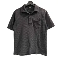 ウールリッチ WOOLRICH ポロシャツ チェック 半袖 ブラック M ■GY99のサムネイル