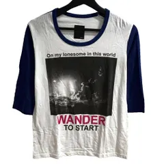 シップスジェットブルー SHIPS JET BLUE Tシャツ グラフィックデザイン 七分袖 白 ホワイト 青 ブルーのサムネイル