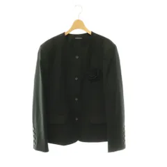 メゾンスペシャル MAISON SPECIAL MOTIF COLLARLESS JACKET ジャケット ノーカラー 総裏地 F ブラック /DO ■OS ■SHのサムネイル