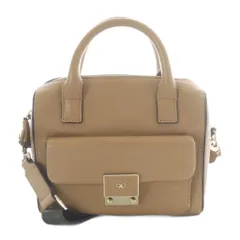 アニヤハインドマーチ ANYA HINDMARCH カーカー バレルミニ 2WAYショルダー バッグ ハンドバッグ 茶色のサムネイル