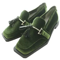 アメリヴィンテージ Ameri VINTAGE アンド アンギュラー ソール タッセル ローファー UND ANGULAR SOLE TASSEL LOAFER Ｍ 緑 グリーン 0225212480970 /SS ■OSのサムネイル