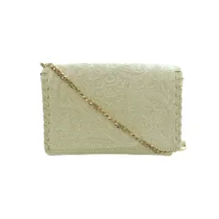 カービングトライブス グレースコンチネンタル CARVING TRIBES ChainShoulderbag チェーンショルダーバッグ フラップ エンボス加工 白 ホワイト /MI ■OSのサムネイル