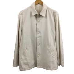 WHITE CASHMERE HERRINGBONE COVERALL - メルカリ