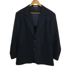 ロベルタディカメリーノ Roberta di Camerino ジャケット テーラード シングル 無地 長袖 L 紺 ネイビーのサムネイル