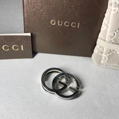希少 GUCCI グッチ インターロッキングGGデザイン マネークリップ スターリングシルバー SV925 札挟み 財布 ウォレット キャッシュレスのサムネイル