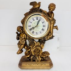CITIZEN 置時計 ゴールド 天使 ローズモチーフ - メルカリ