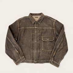 KAPITAL CENTURY DENIM 1st No.5デニムジャケット 刺子織 柿渋染 XXL 