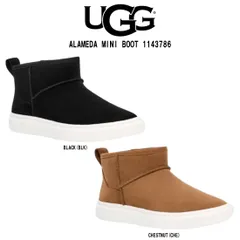 UGG(アグ)レディース アラメダミニ ブーツ シューズ スエード シープスキン ムートン ショート アンクル丈 靴 ギフト ALAMEDA MINI BOOT 1143786のサムネイル