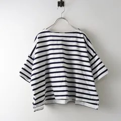 トラディショナルウェザーウェア Traditional Weatherwear BMB Women's リン ショートスリーブ S ホワイト×ネイビー／【2400015081908】のサムネイル