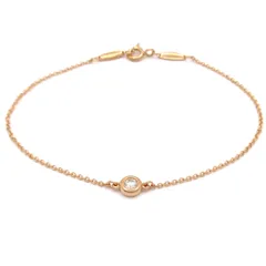 TIFFANY&Co.(ティファニー) ブレスレット美品  バイザヤード K18PG×ダイヤモンド 1Pダイヤ/ダイヤ0.10カラットのサムネイル
