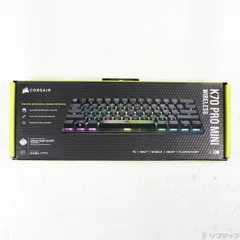 ソフマップ 〔未使用品〕 未使用品 K70 PRO MINI WIRELESS BLACK Cherry MX Speed 日本レイアウト【377】のサムネイル