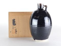 陶器 花瓶 DRUNK WITH POWER 藍色 - メルカリ