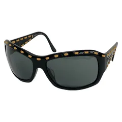 FERRAGAMO/SalvatoreFerragamo(サルバトーレフェラガモ) サングラス - 2110-Q 黒×ベージュ レザーのサムネイル
