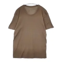 JURGEN LEHL J0191UB051 コットン ロゴバックプリント クルーネック サイズM 半袖Ｔシャツ カットソー ブラウン レディース ヨーガンレール【中古】6-0711S△のサムネイル