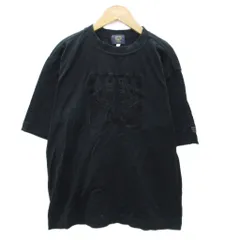 エムシーエム MCM Tシャツ カットソー L 黒 ブラック 半袖 クルーネック ロゴデザイン /YS57 ■GY58のサムネイル