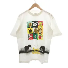 カステルバジャック CASTELBAJAC スポーツ sport Tシャツ 4 白 ホワイト 半袖 イラストプリント ロゴ刺繍 /NU ■GY61のサムネイル