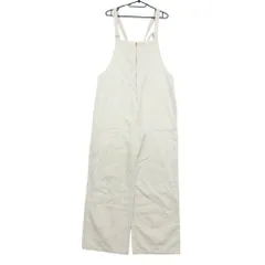 Munich ミューニック サロペット 10oz ecru denim salopette デニム オーバーオール ワイド ストレート パンツ エクリュ S レディース 【中古】のサムネイル