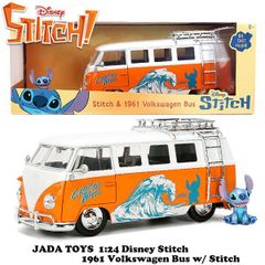 1:24 Disney Stitch 1961 Volkswagen Bus w/ Stitch【スティッチ】ミニカー