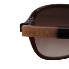Furla フルラ サングラス セルフレーム アイウェア 眼鏡 ブラウン レディース 【中古】のサムネイル