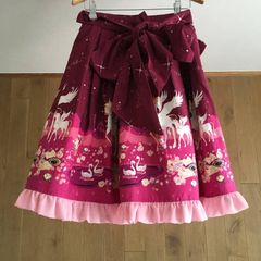 初期・美品】メタモルフォーゼ 2003年 別珍ハイウエストスカート 緑