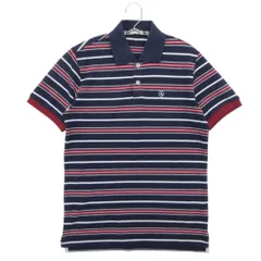 AIGLE エーグル ポロシャツ 半袖 ボーダー柄 トップス ロゴ ネイビー S【S】 レディース 【中古】のサムネイル