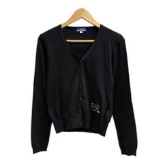 美品✨バーバリーブルーレーベル ハートロゴ 長袖カーディガン