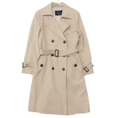 JUSGLITTY ジャスグリッティー トレンチコート ベーシック スプリング ジャケット ブルゾン アウター ベージュ 1【S】 レディース 【中古】のサムネイル