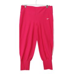 美品 NIKE ナイキ DRIーFIT パンツ ボトムス ジャージ スポーツウェア 裾リブ ヨガウェア ピンク M【M】 レディース 【中古】のサムネイル