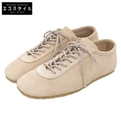 DRIES VAN NOTEN　ドリスヴァンノッテン　美品 スエード レースアップラウンドトゥスニーカー シューズ メンズ ベージュ 41　41のサムネイル